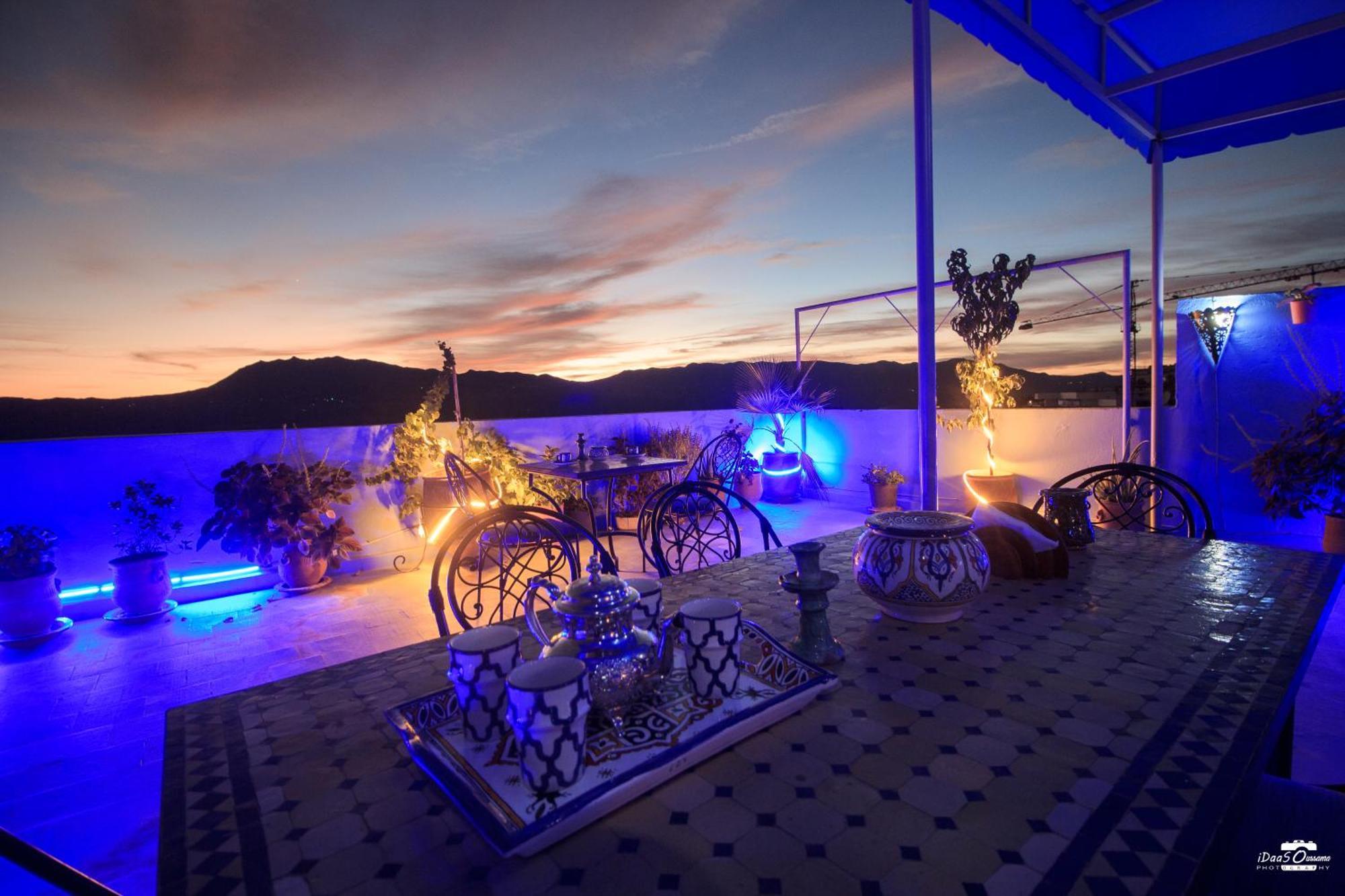 شقة Casa Voyager 'Secret Garden Terrace' شفشاون المظهر الخارجي الصورة