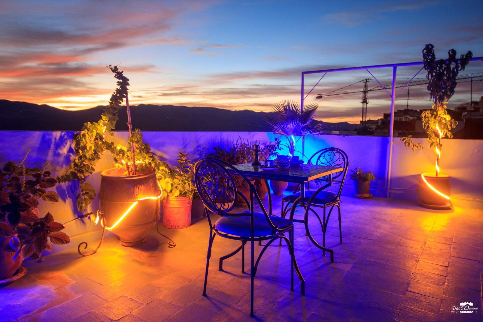 شقة Casa Voyager 'Secret Garden Terrace' شفشاون المظهر الخارجي الصورة